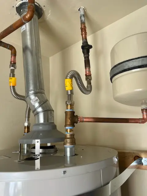 Water heater installation and plumbing repair in Comfort